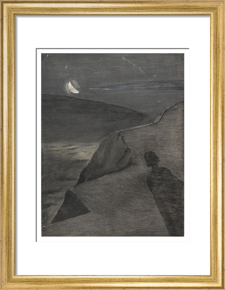 The cliff to the north - Art Print