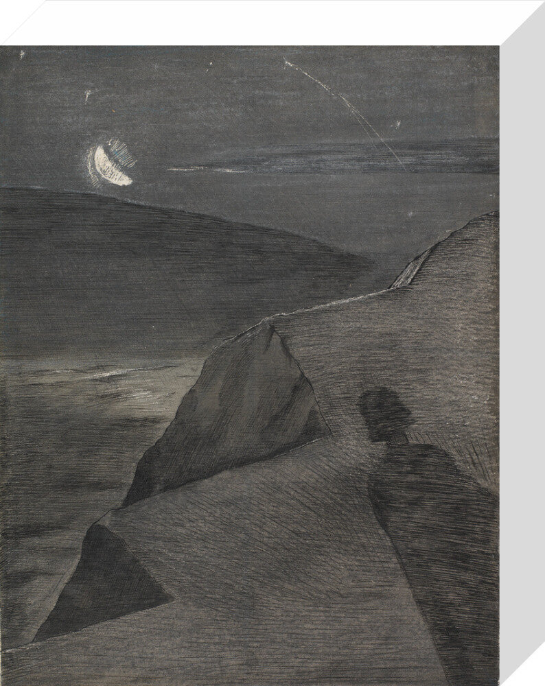 The cliff to the north - Art Print