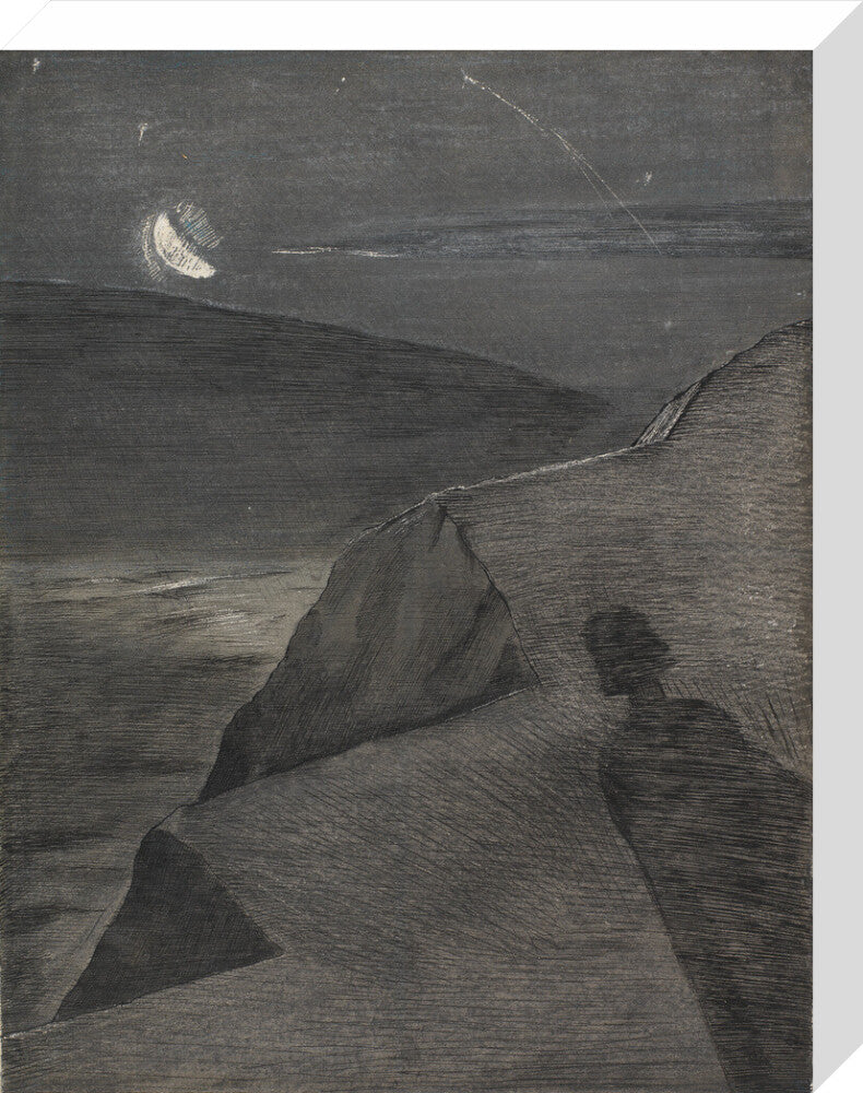 The cliff to the north - Art Print