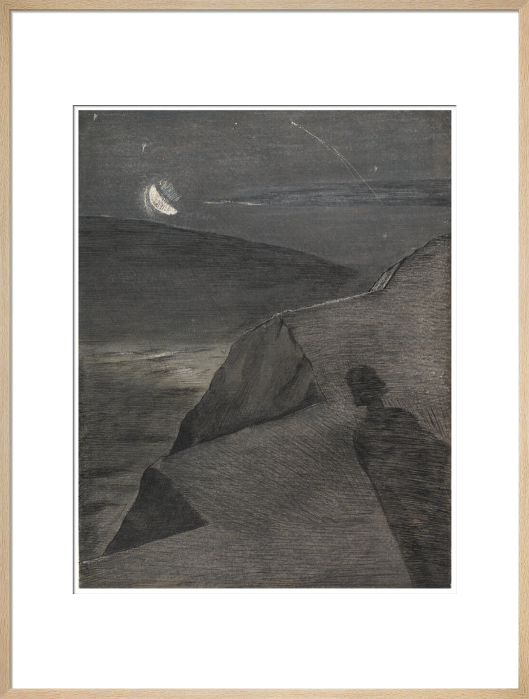 The cliff to the north - Art Print