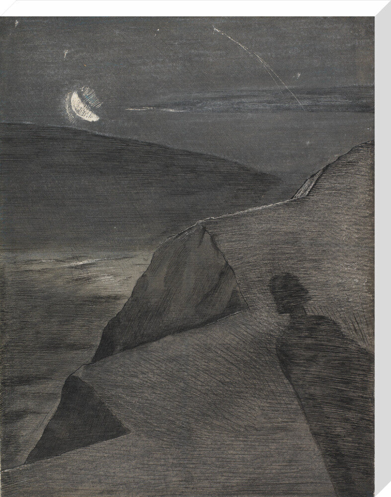 The cliff to the north - Art Print