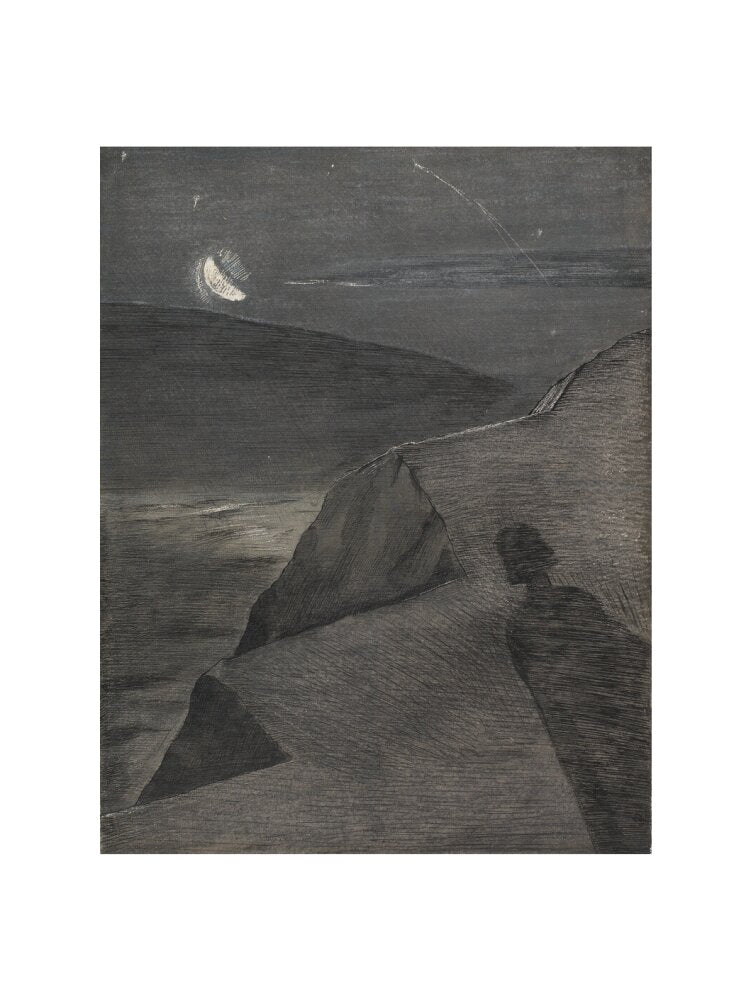 The cliff to the north - Art Print