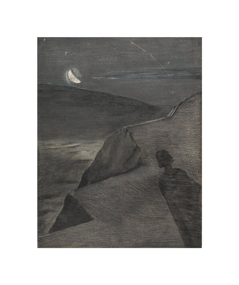 The cliff to the north - Art Print