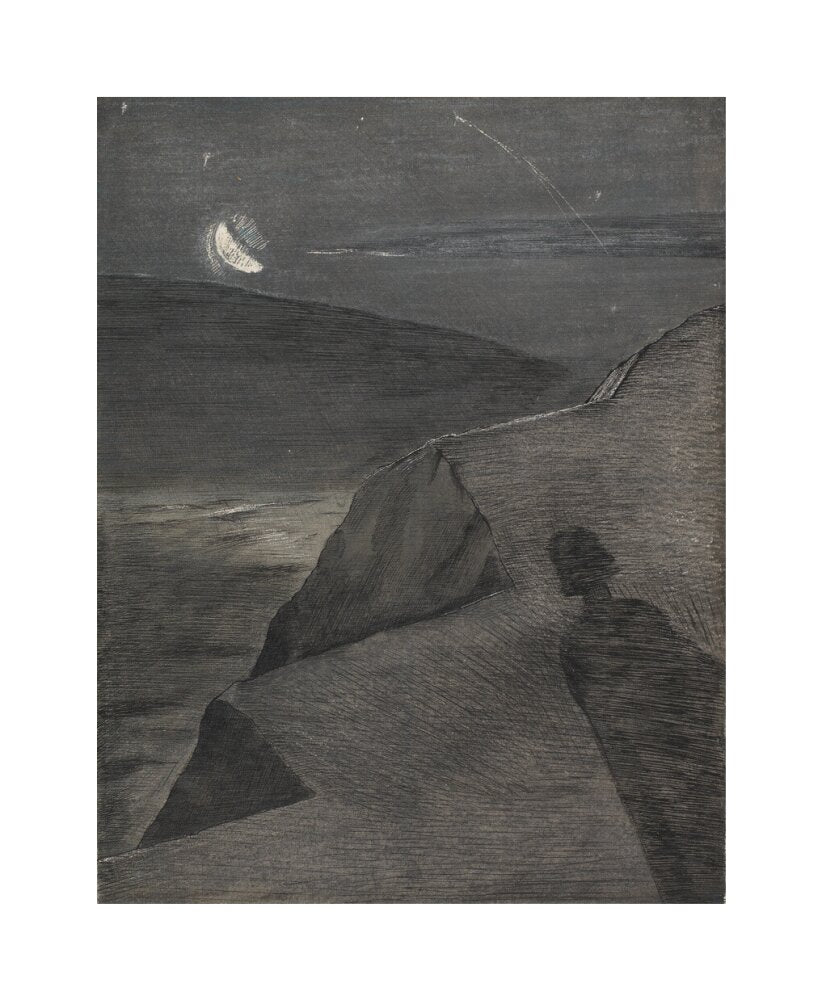 The cliff to the north - Art Print