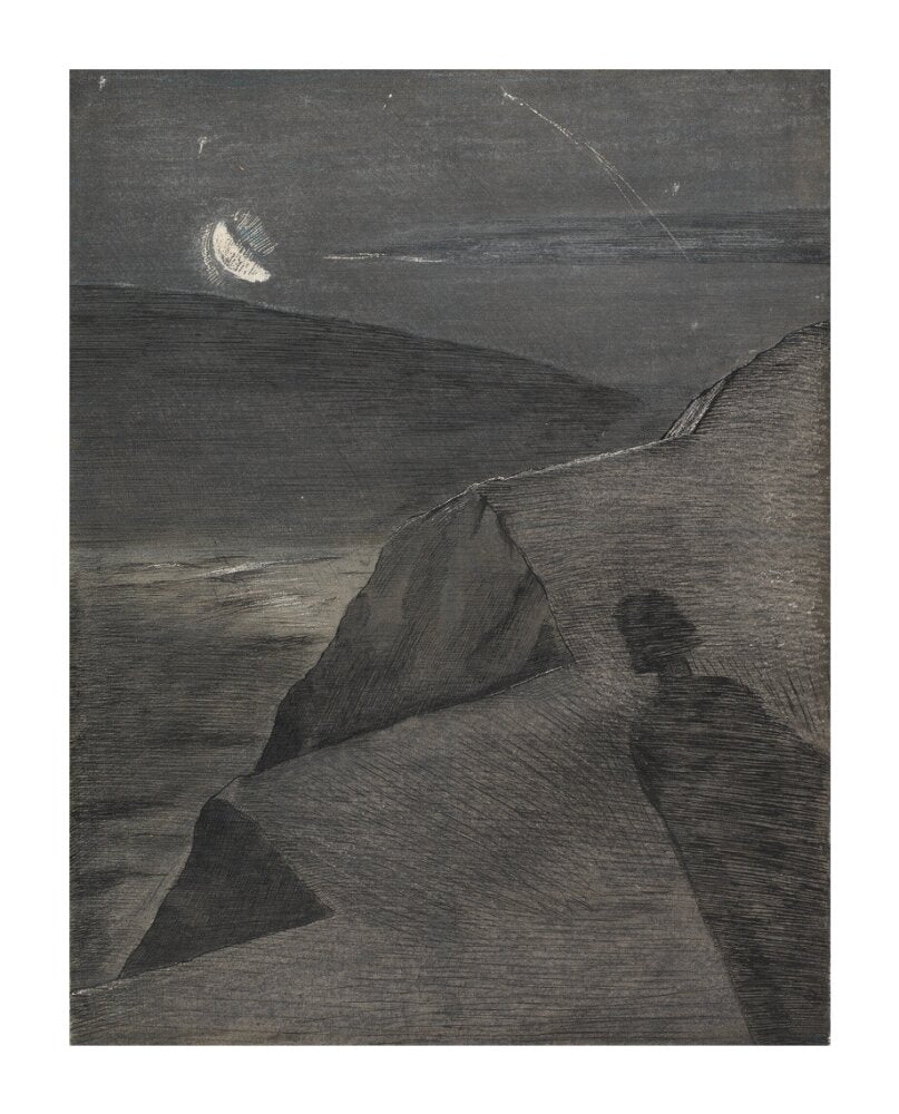 The cliff to the north - Art Print