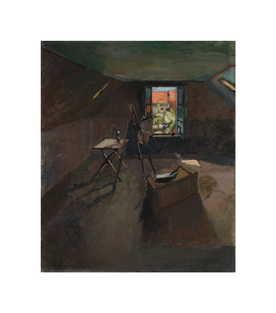 The Studio Under the Eaves - Art print