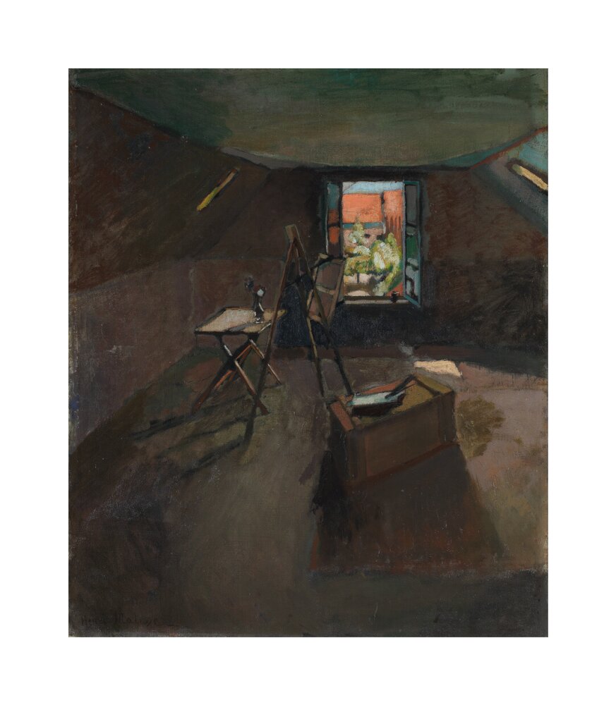 The Studio Under the Eaves - Art print