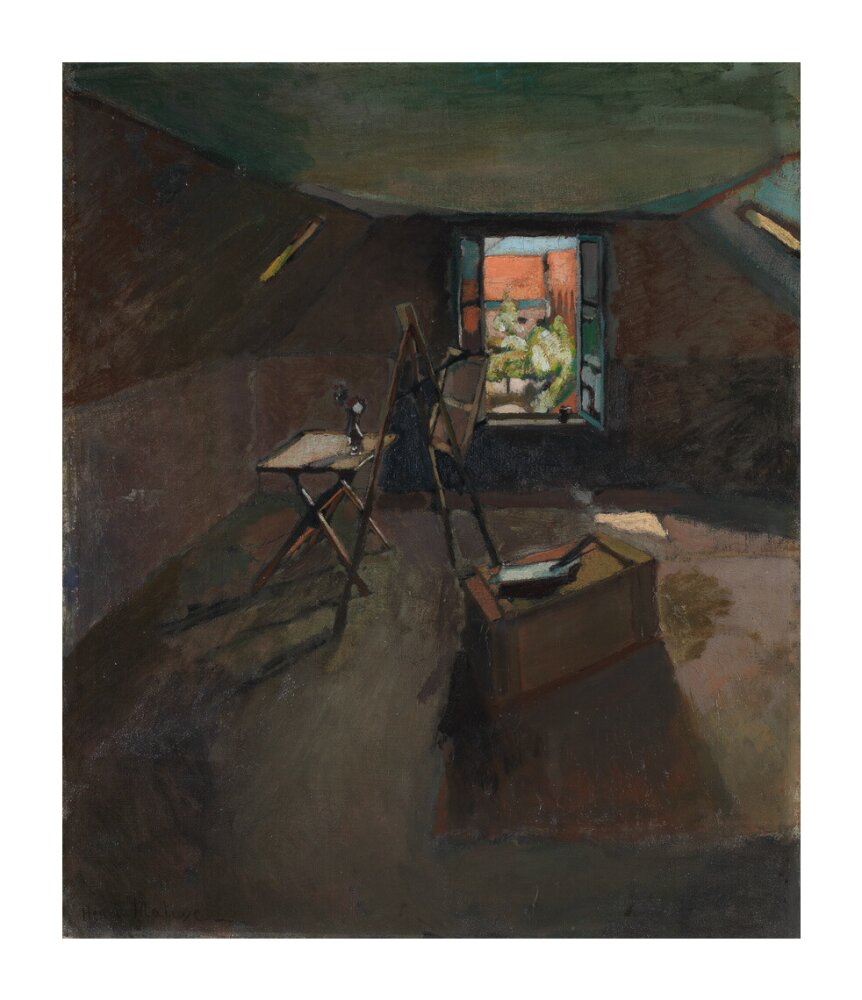 The Studio Under the Eaves - Art print