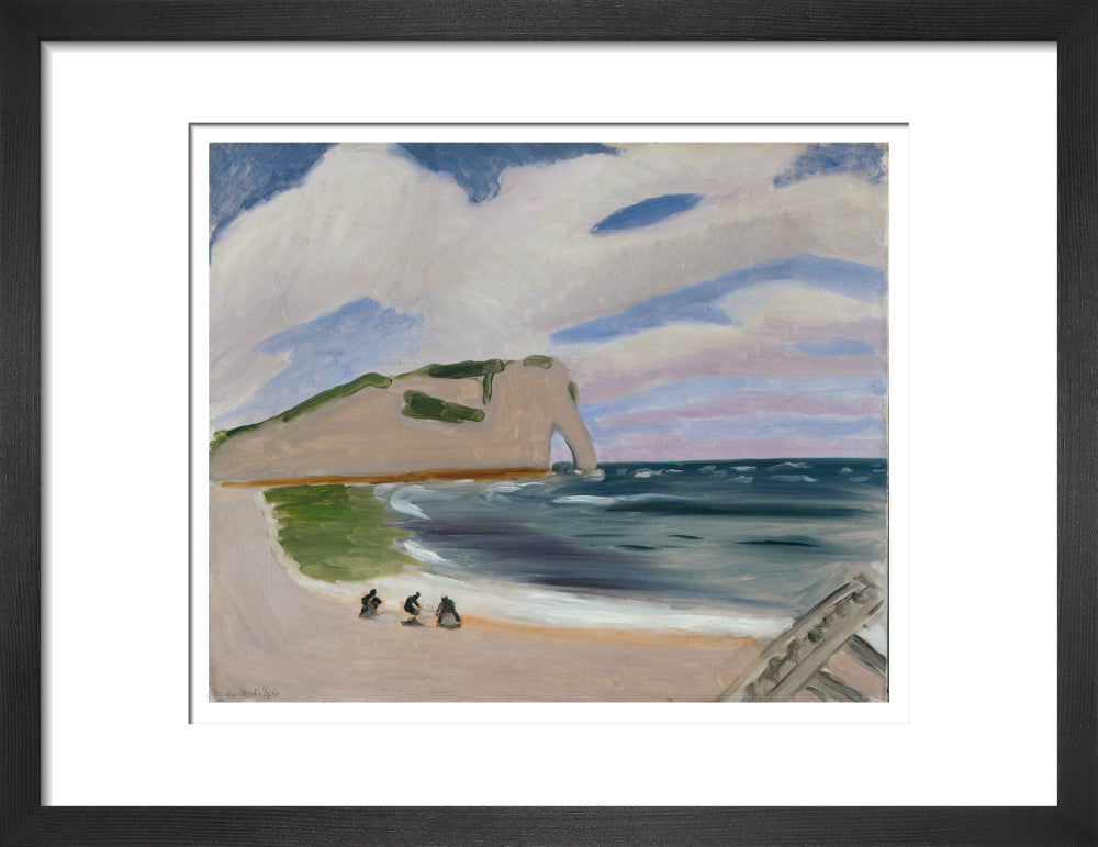 Women on the Beach, Étretat - Art print