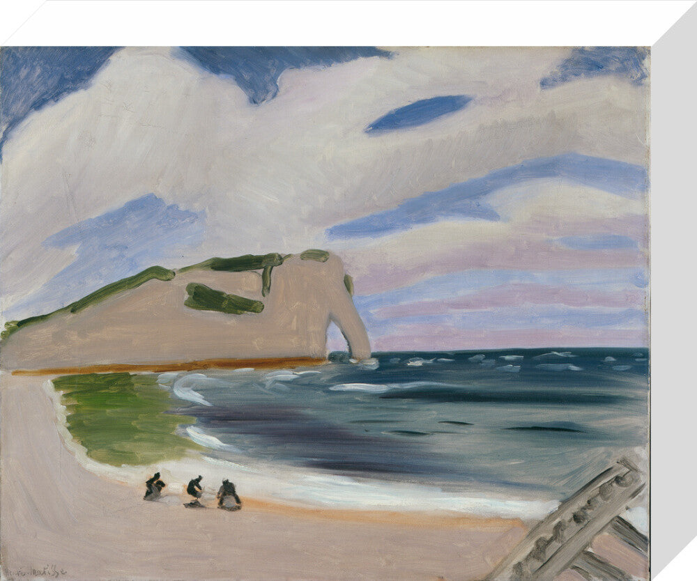 Women on the Beach, Étretat - Art print