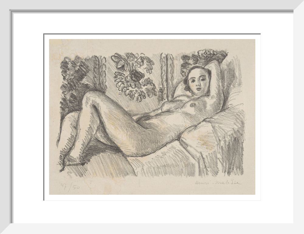Reclining Nude - Art print
