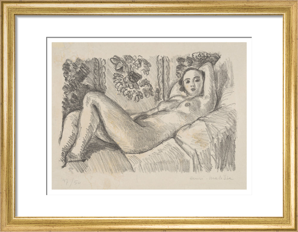 Reclining Nude - Art print