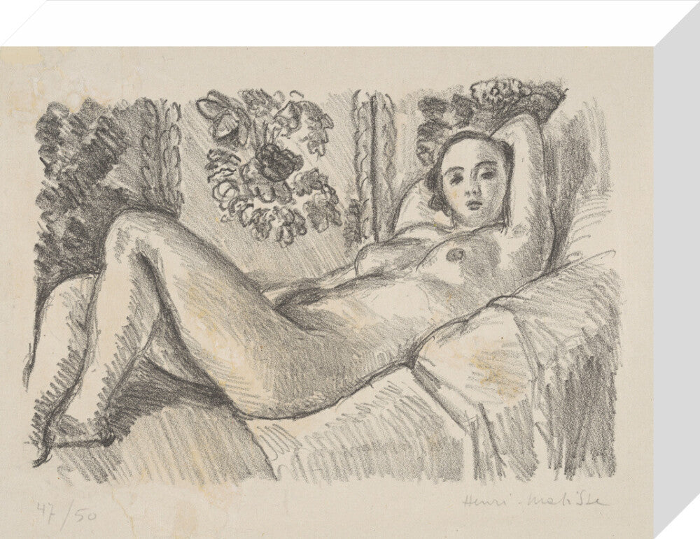 Reclining Nude - Art print