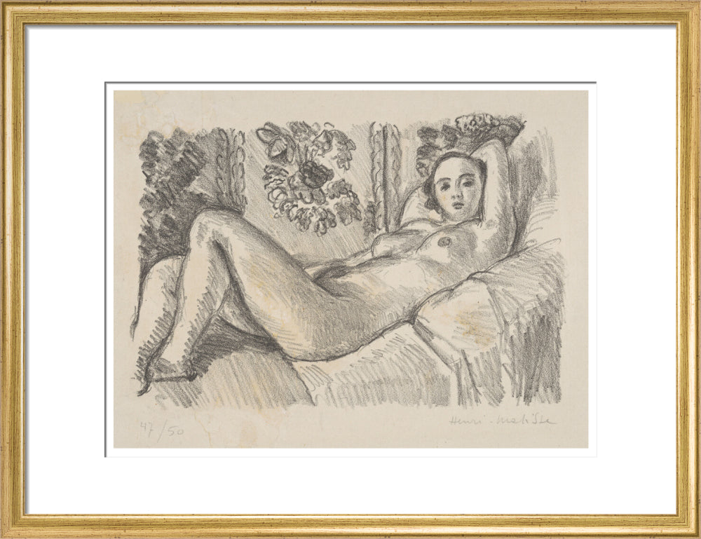 Reclining Nude - Art print