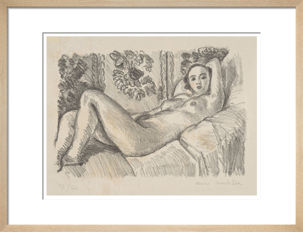 Reclining Nude - Art print