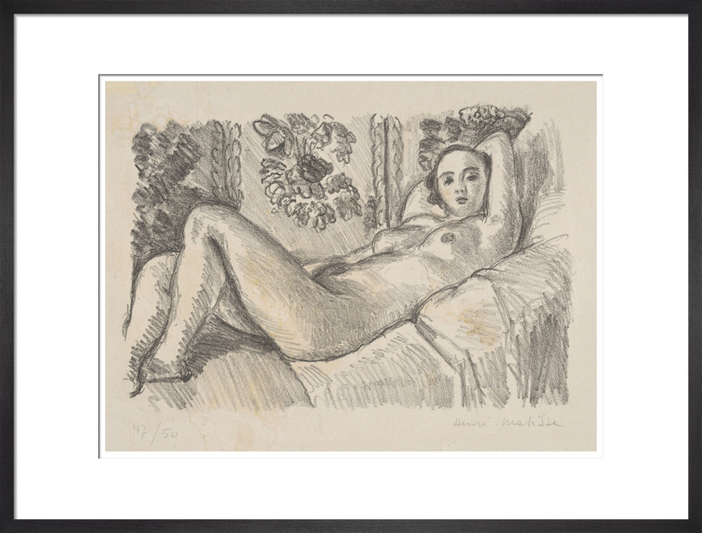 Reclining Nude - Art print