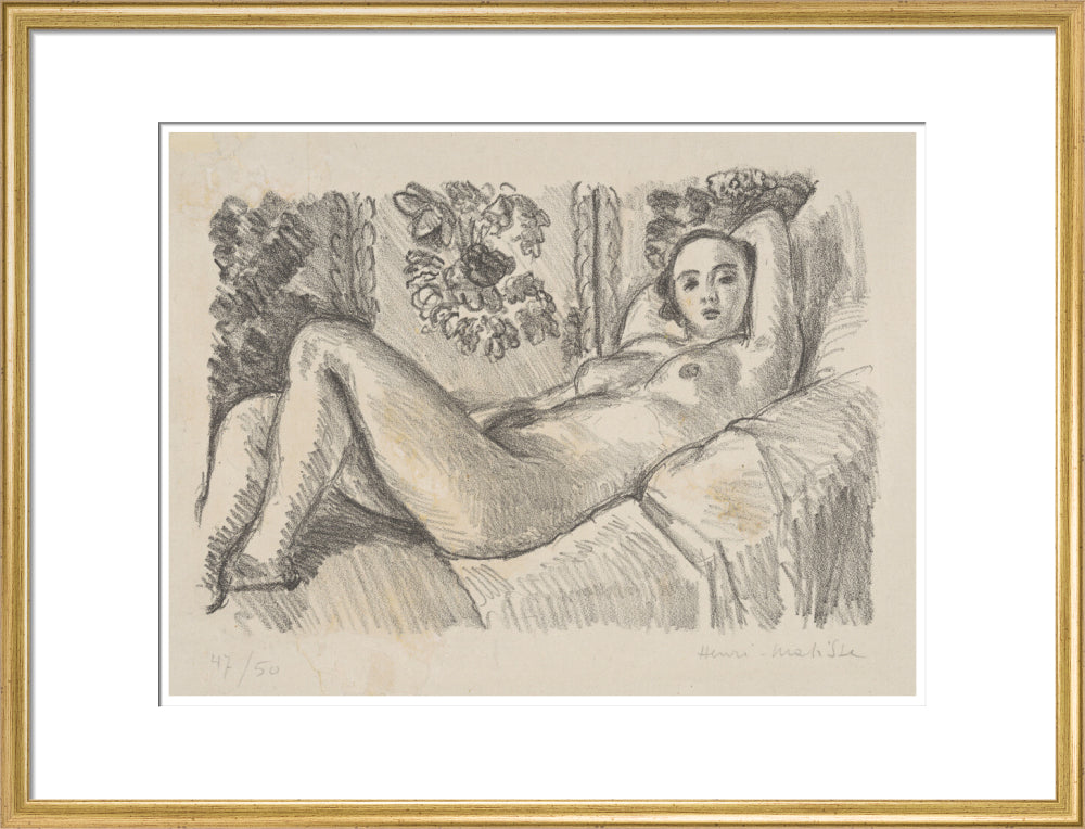 Reclining Nude - Art print
