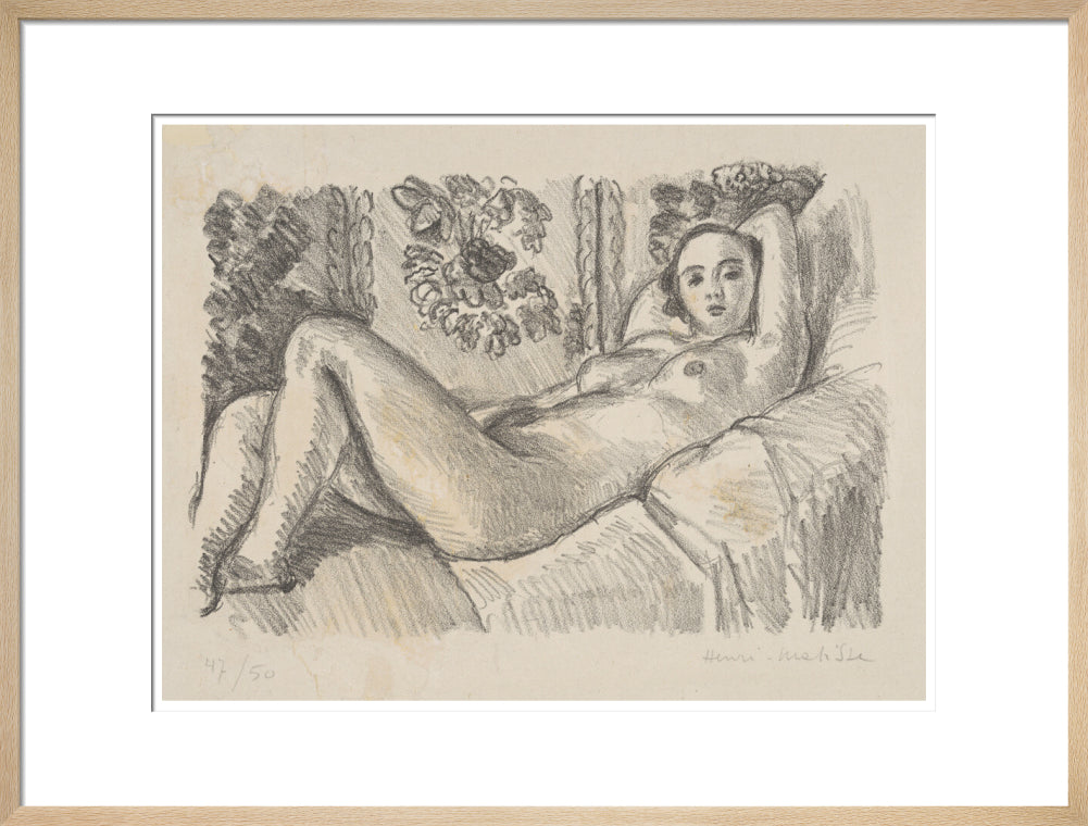 Reclining Nude - Art print