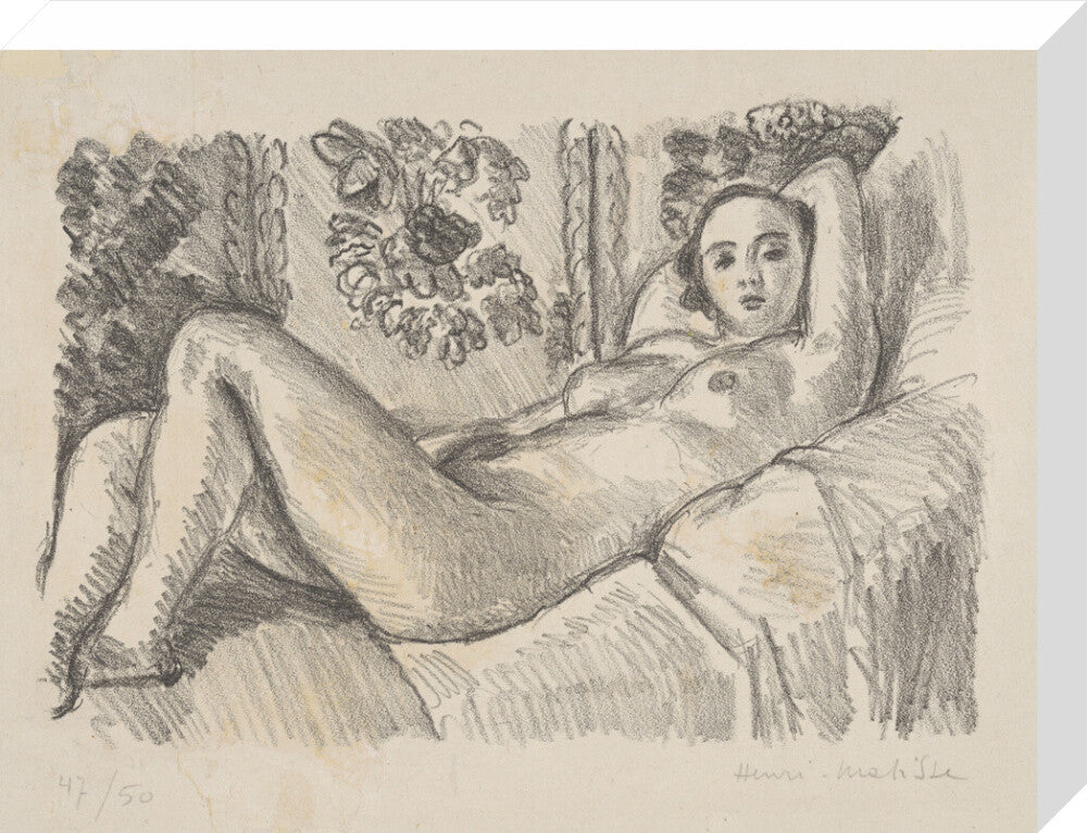 Reclining Nude - Art print