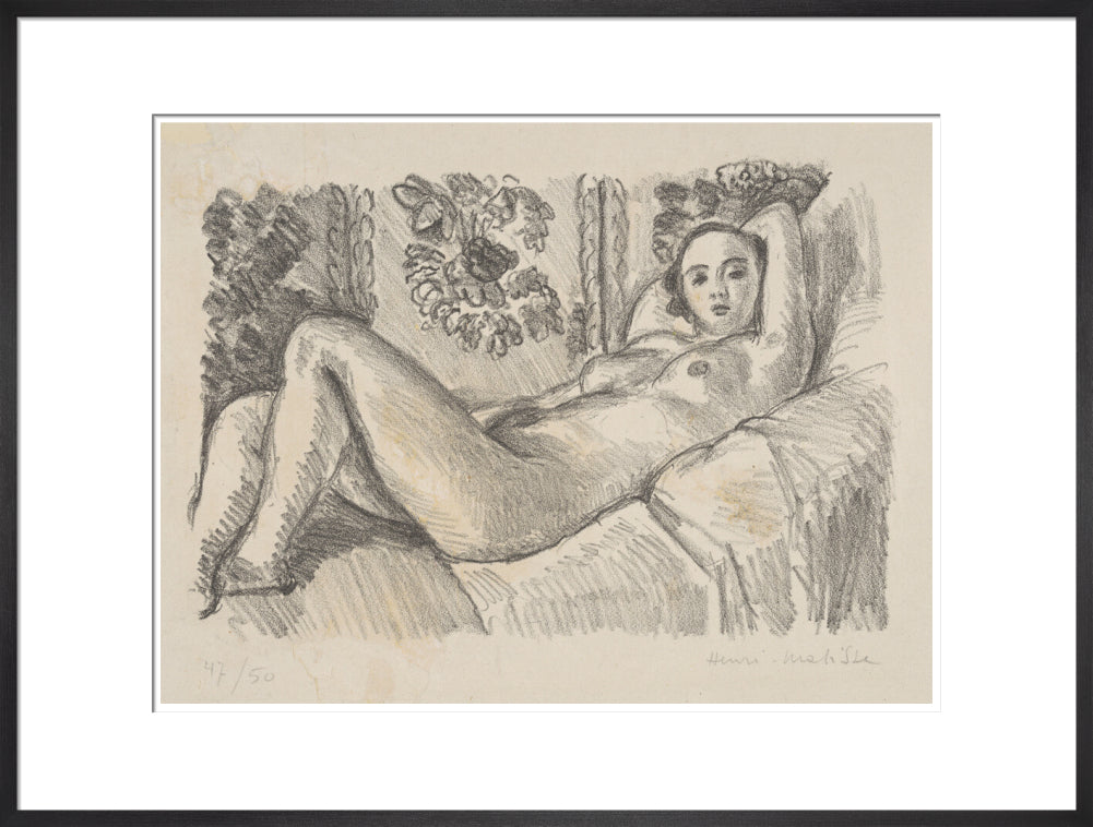 Reclining Nude - Art print