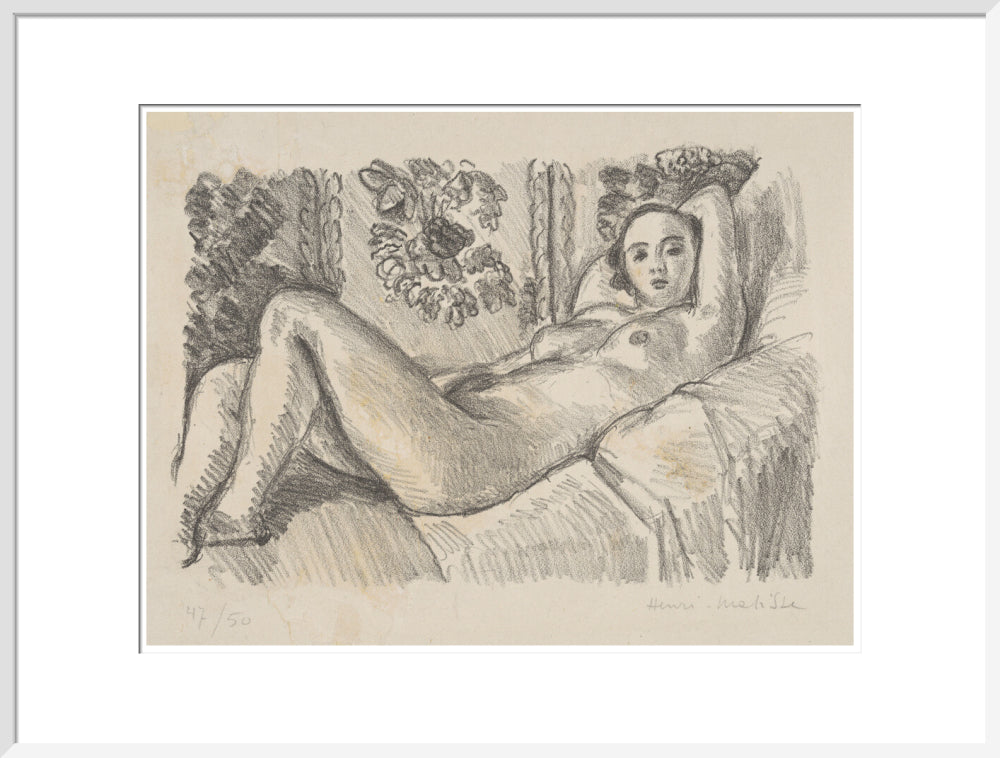 Reclining Nude - Art print