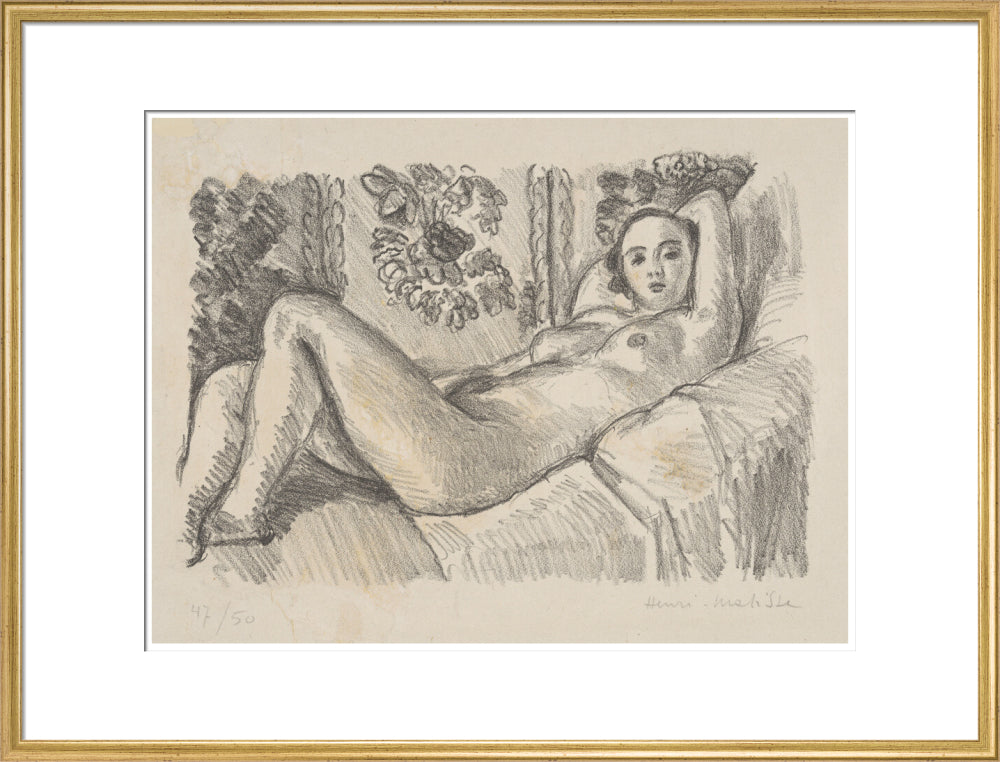Reclining Nude - Art print