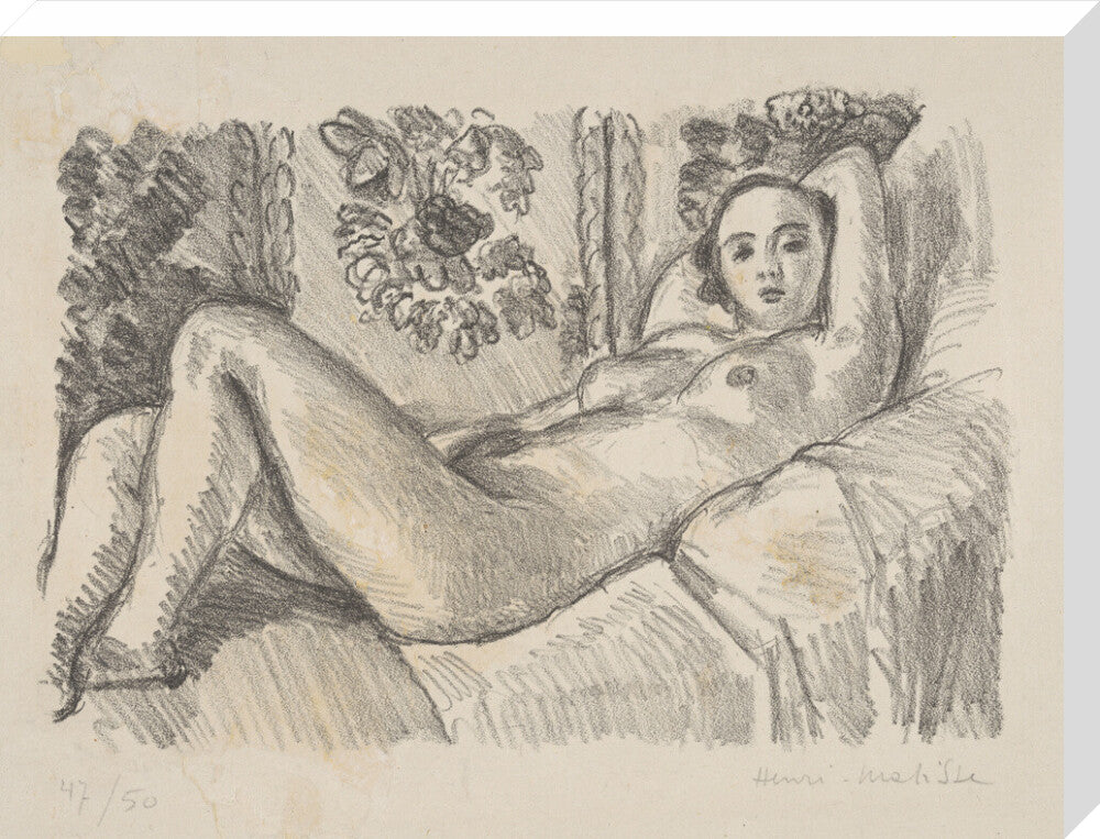 Reclining Nude - Art print