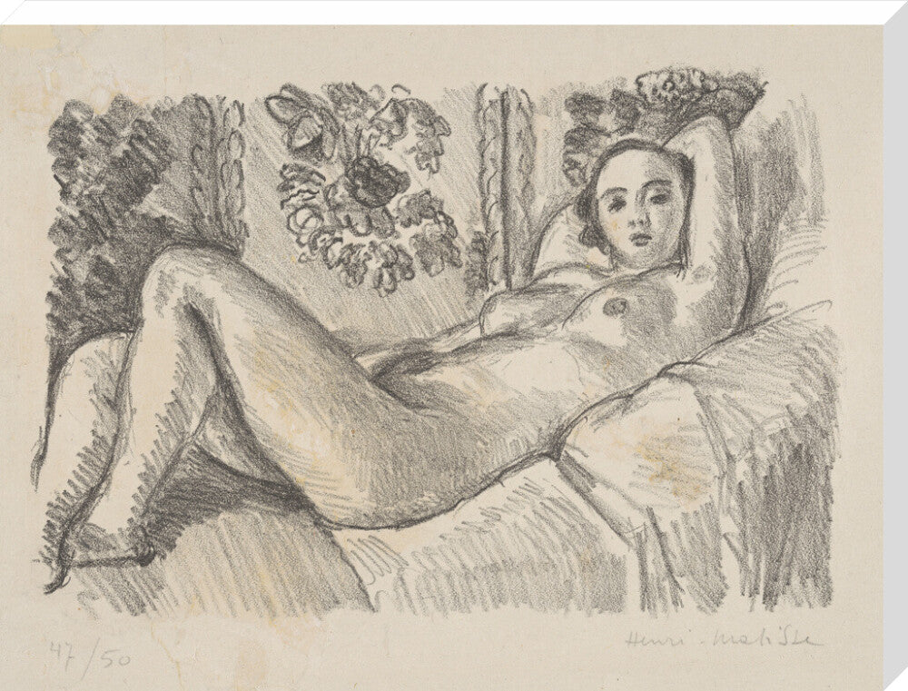 Reclining Nude - Art print