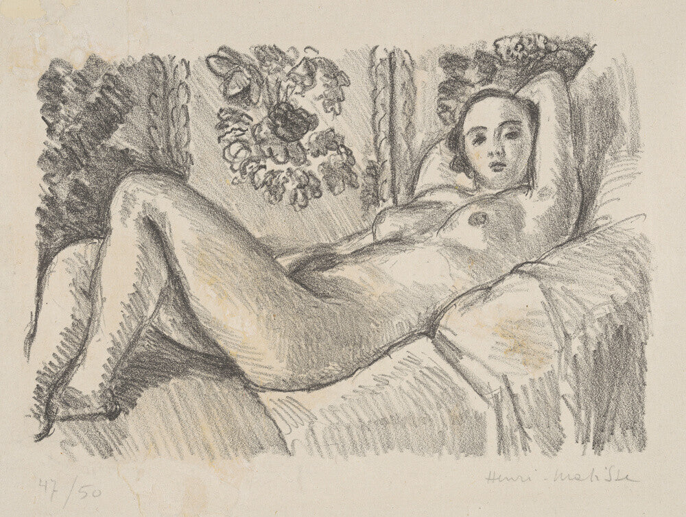 Reclining Nude - Art print