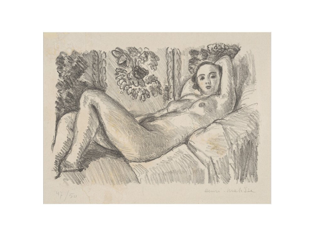Reclining Nude - Art print