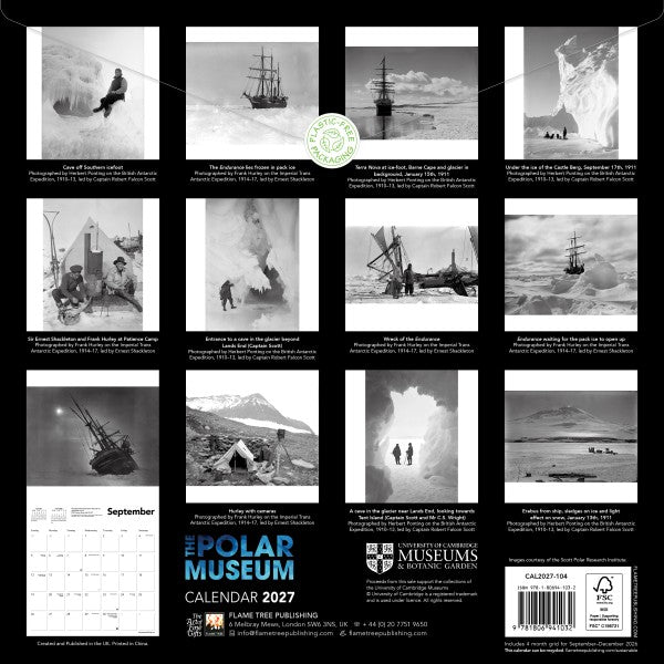 The Polar Museum - 2027 wall calendar