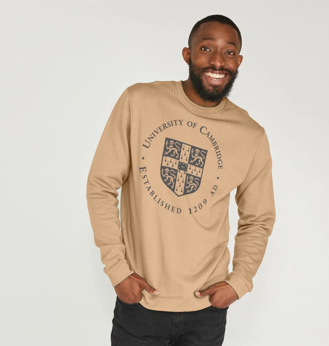 University of Cambridge Crew Neck Sweater, Large Shield