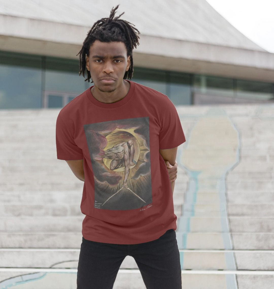 William Blake's Ancient of Days/Frontispiece T-Shirt - Dark Colours