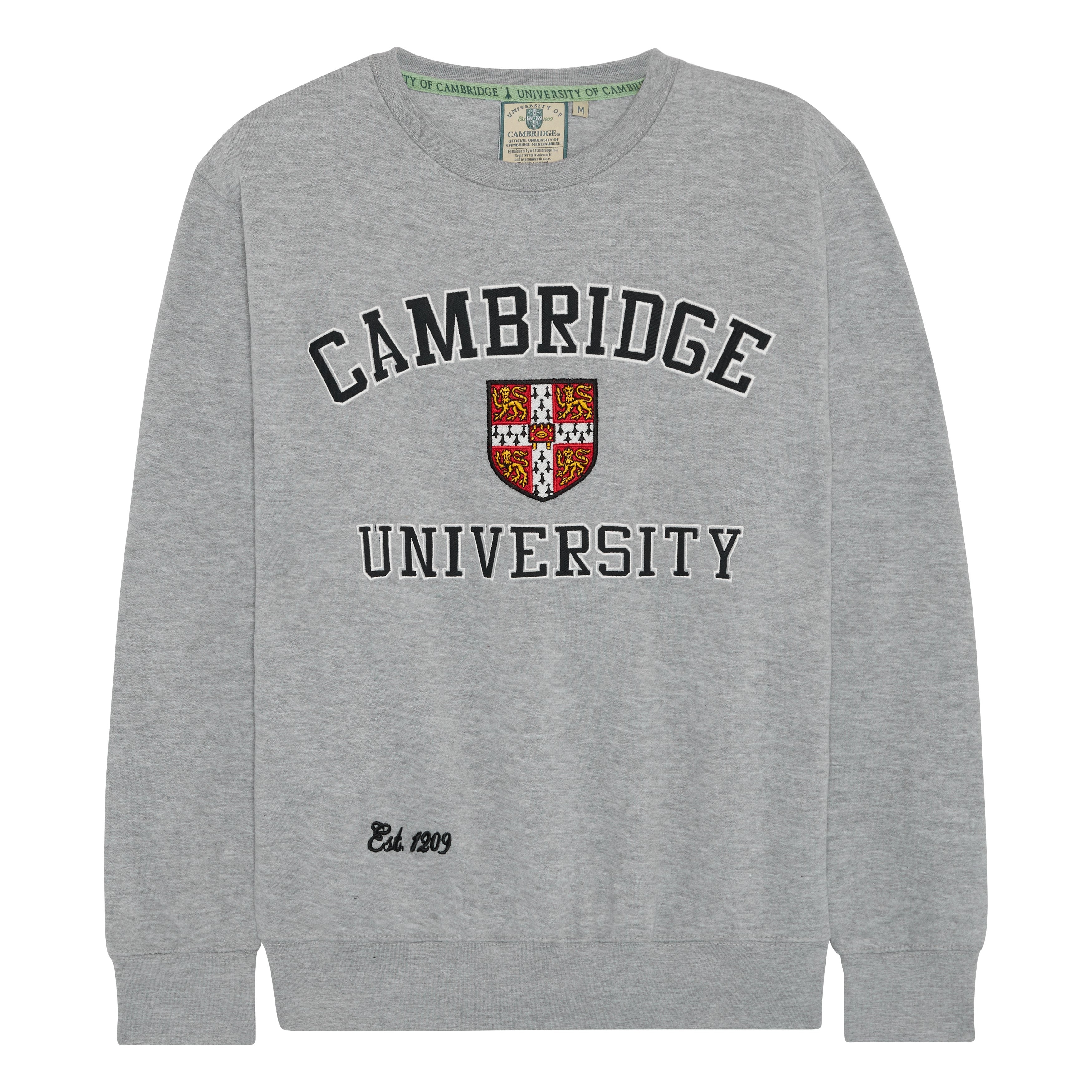 Cambridge University Applique Sweatshirt Grey