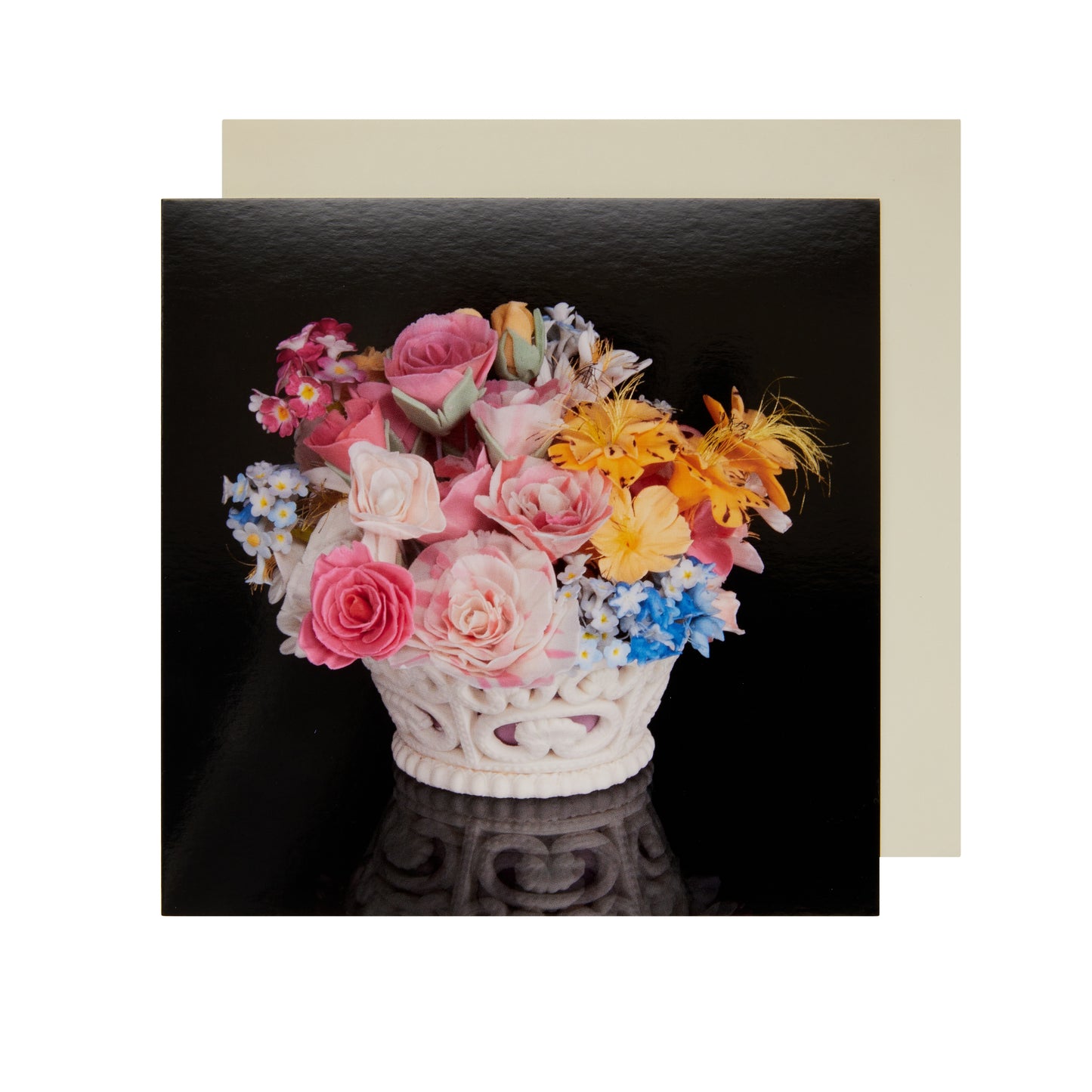 Georgian Sugar Basket - Greetings Card