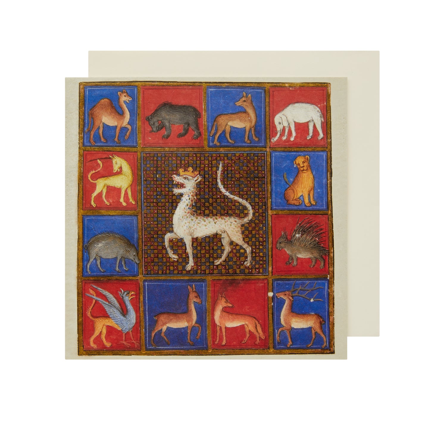 Animals of a Bestiary - Greetings card
