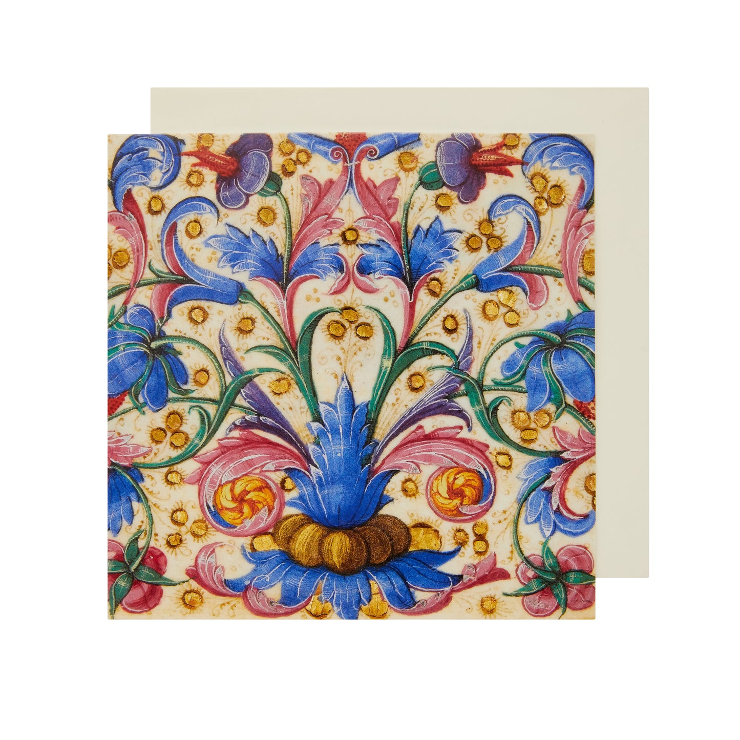 Border from an illuminated manuscript - Greetings Card