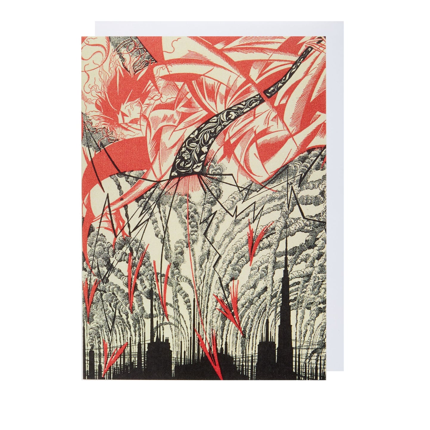 Red Angel - Greeting card