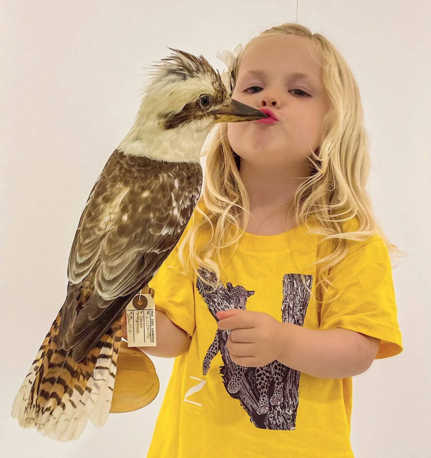 Sleeping Leopard on Yellow - Children's T-shirt