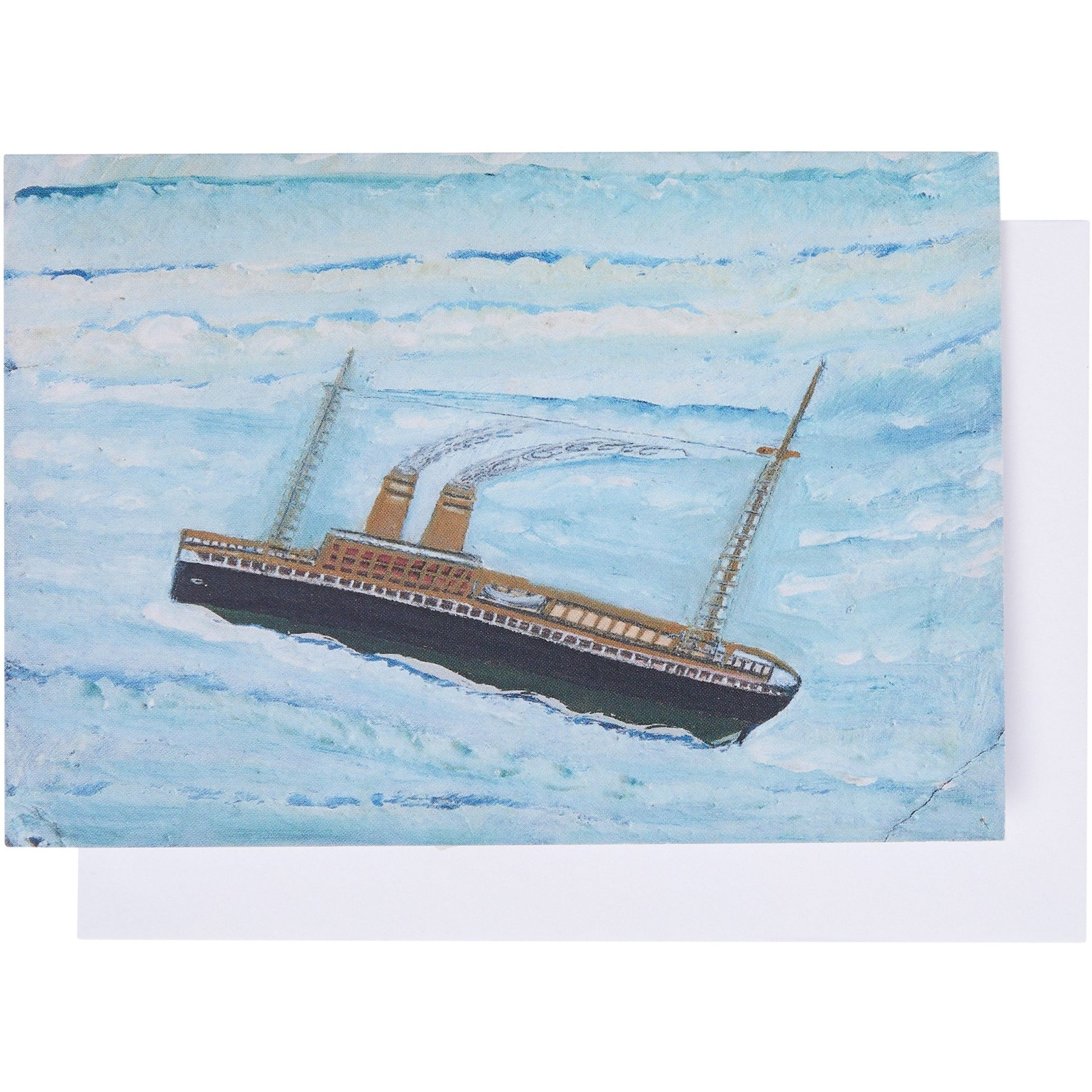 Notelet with envelope - P&O Ship by Alfred Wallis. From the collection of Kettle's Yard, brought to you by CuratingCambridge.com