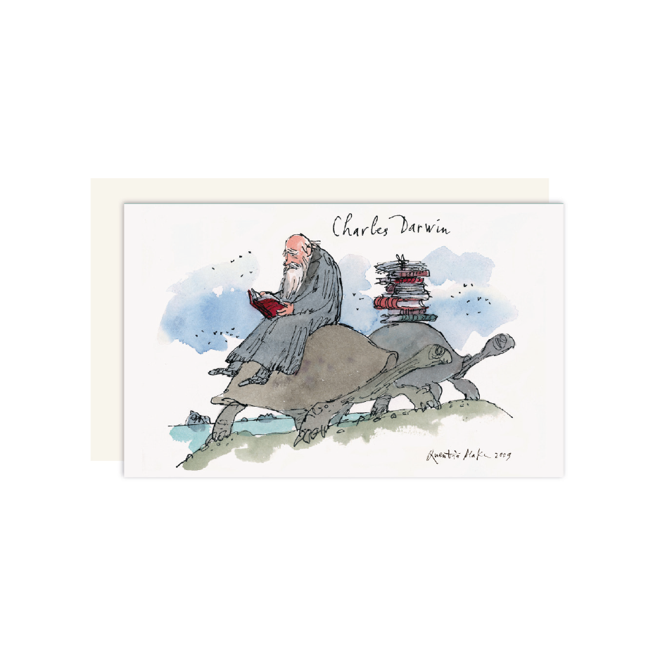 Quentin Blake, Darwin - Greeting card