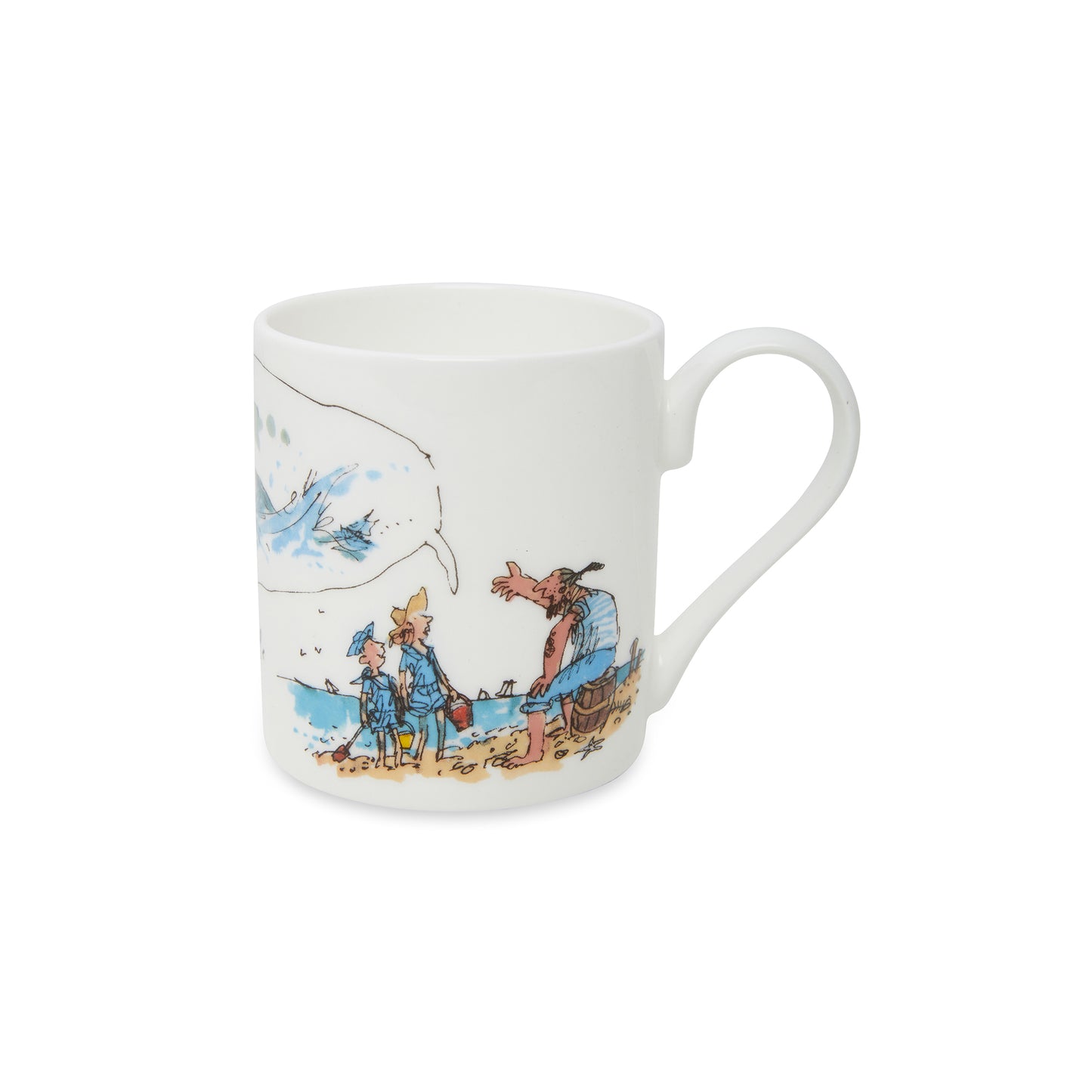 Mug featuring Quentin Blake Blue whale illustration