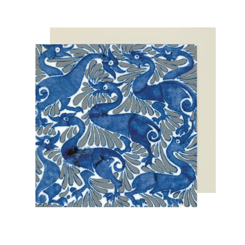 Blue Dragons - Greeting Card