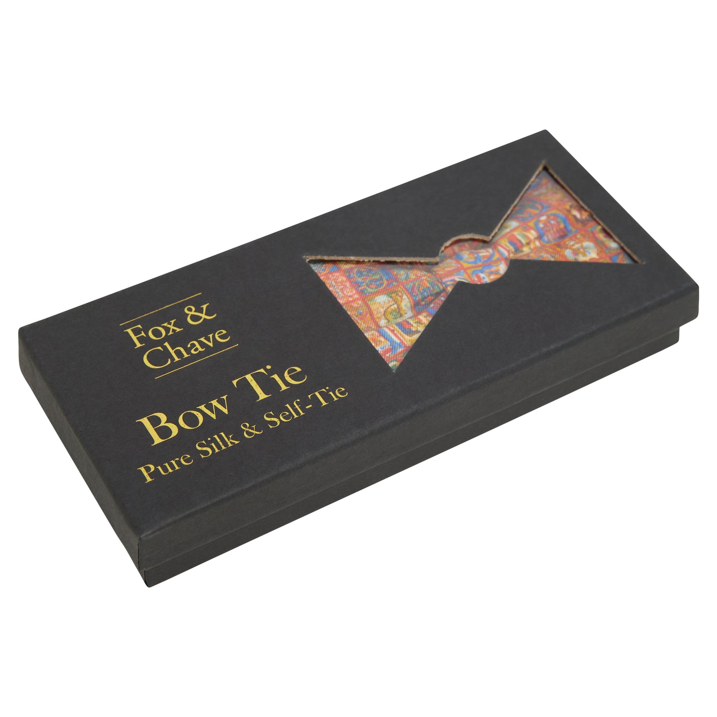 Medieval Alphabet - Silk bow tie