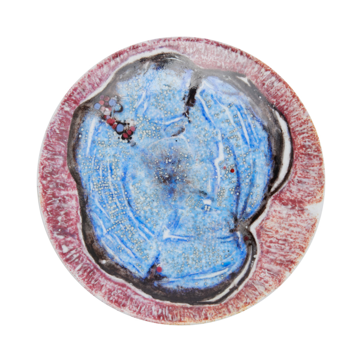 Purple Mountain Saxifrage - Glass dish