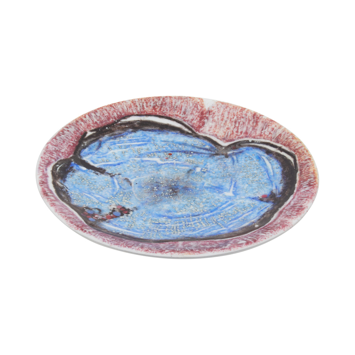 Purple Mountain Saxifrage - Glass dish