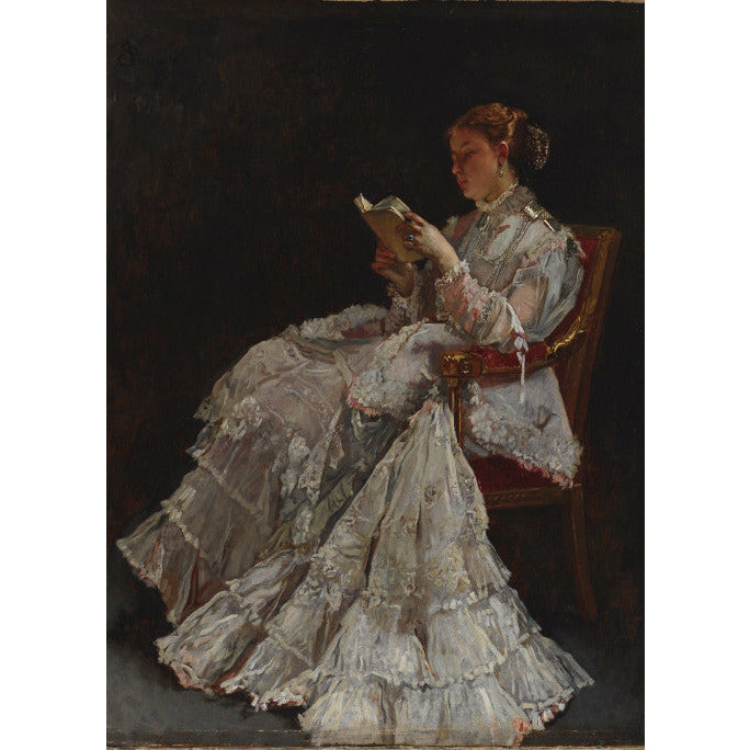 The Reader - Greeting card