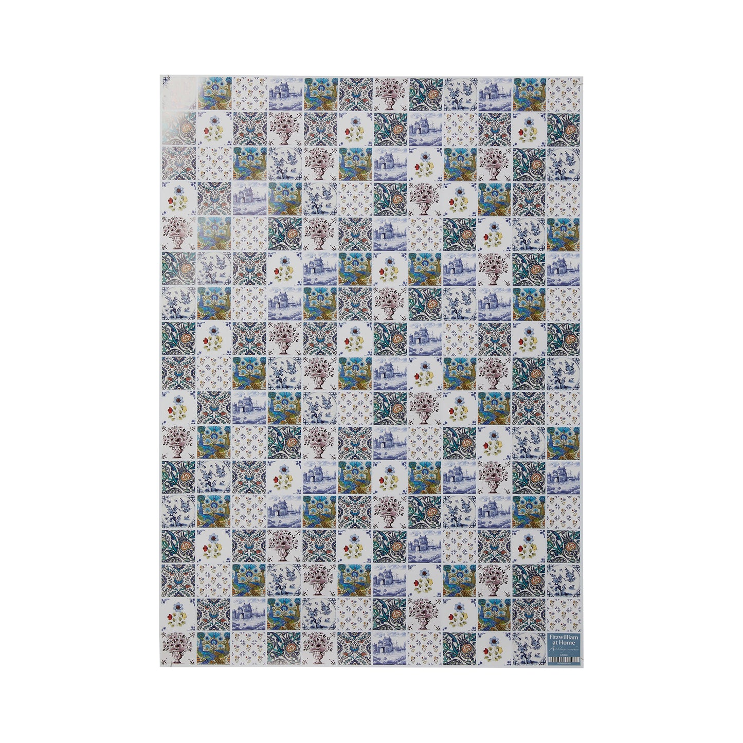 Gift wrap with multiple tiles design