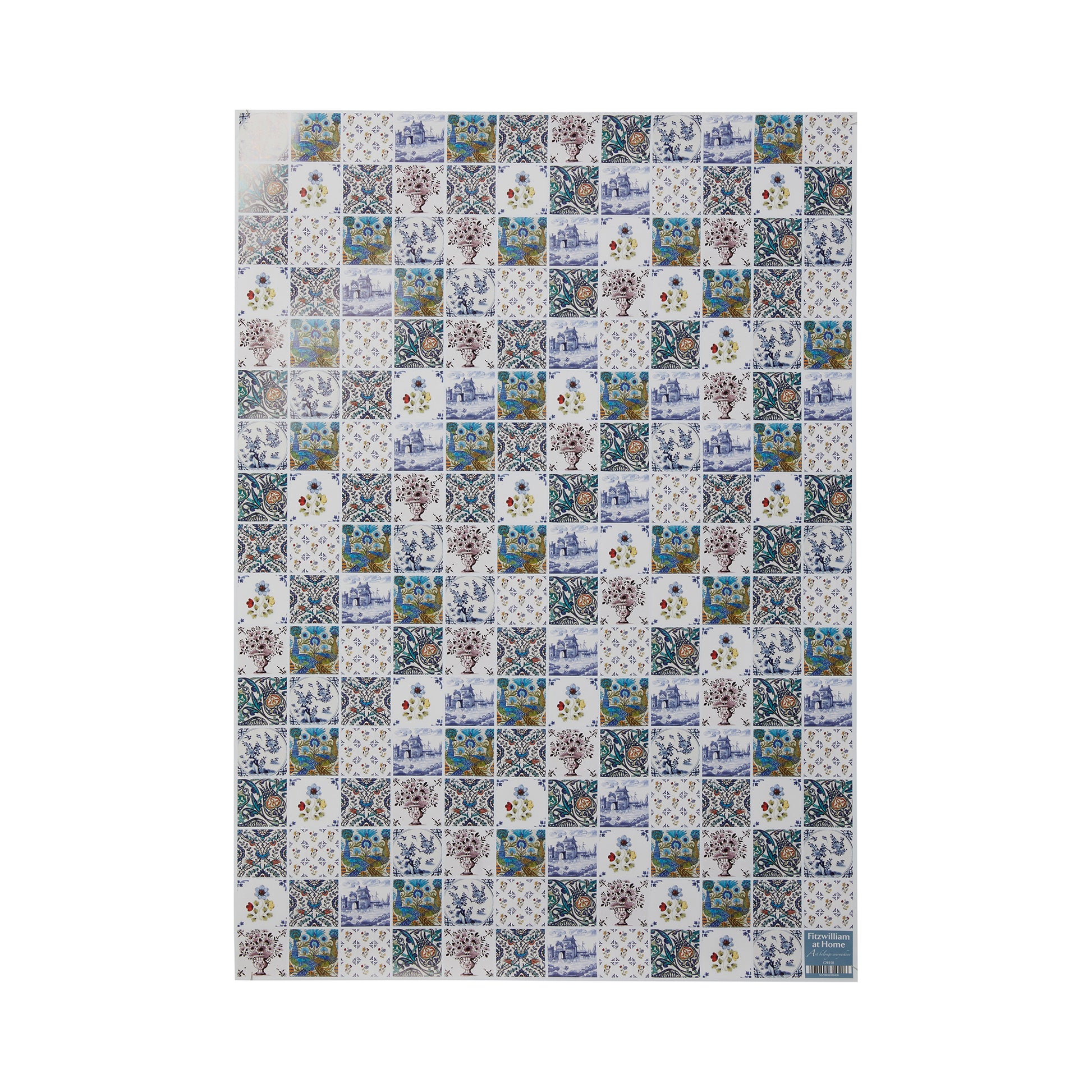 Gift wrap with multiple tiles design