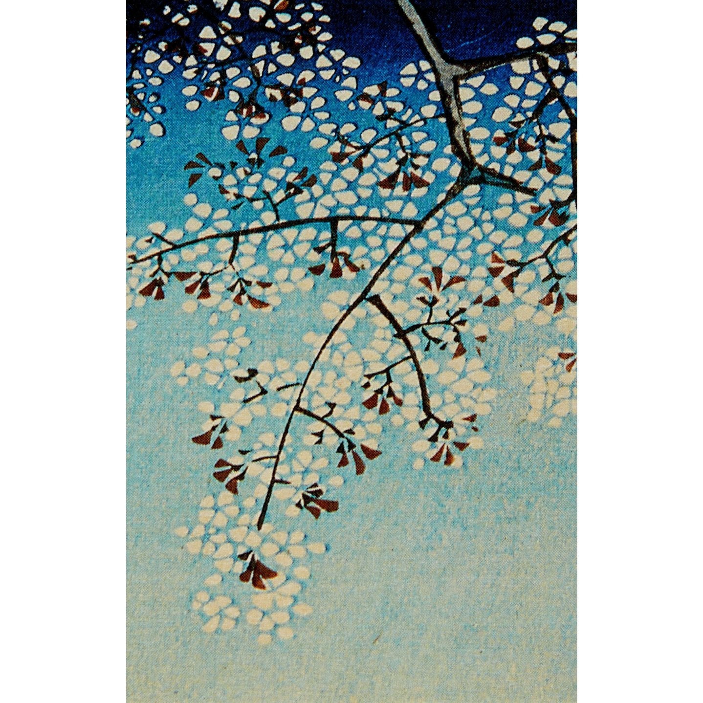 Notecard - detail from Fuji from Kogamei in Musashi Province by Hiroshige. From the Fitzwilliam Museum, brought to you by CuratingCambridge.co.uk